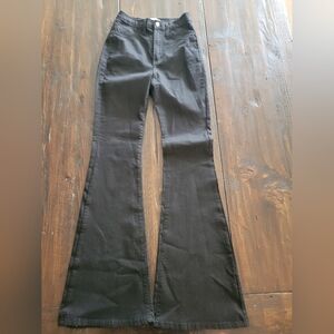 NEW High Waist Black Flared Women's pants:Size 25/3